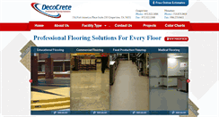 Desktop Screenshot of decocreteinc.com